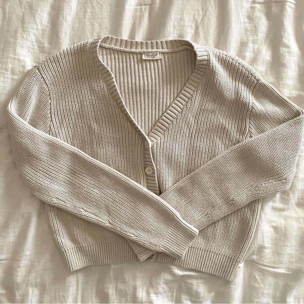 John Galt Cropped Cardigan